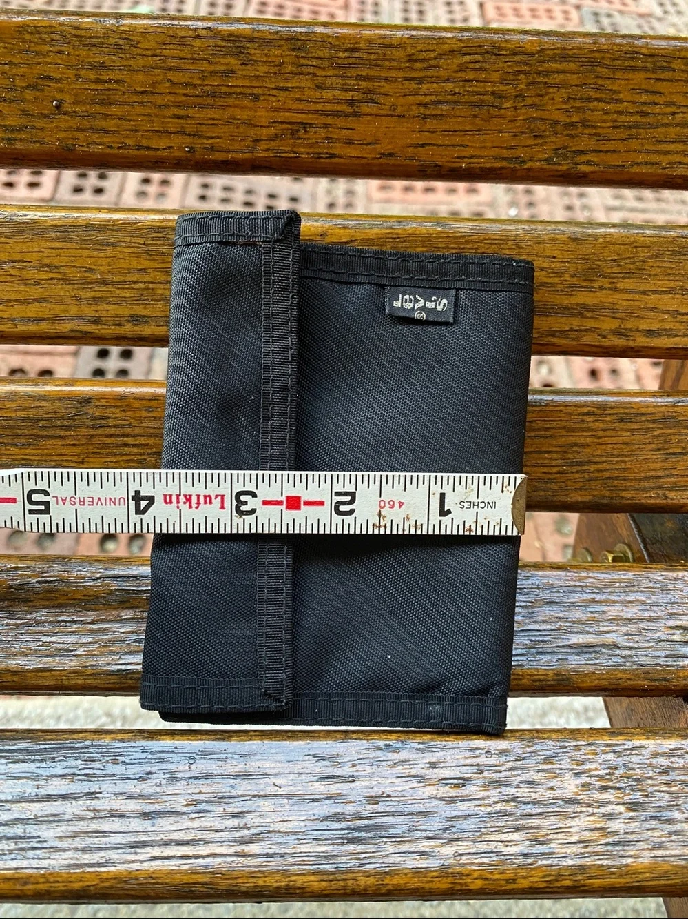Levi’s Black nylon bifold wallet